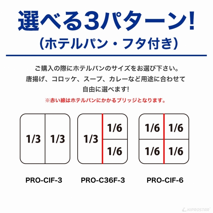 消費電力を抑えた省エネタイプ、湯煎式業務用フードウォーマー PRO-CIF